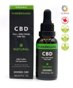 Full Spectrum Organic CBD Oil 2000mg